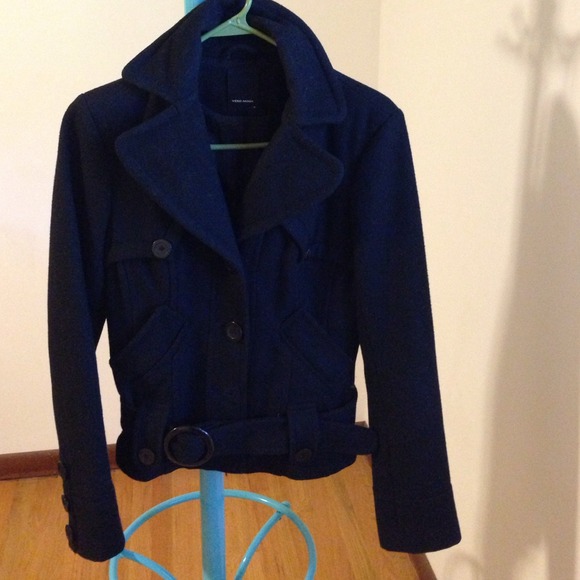 Gorgeous cropped wool blend coat-SOLD