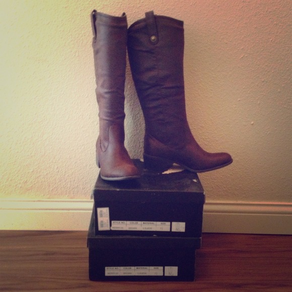 Brown riding boots***RESERVED for Militia916***