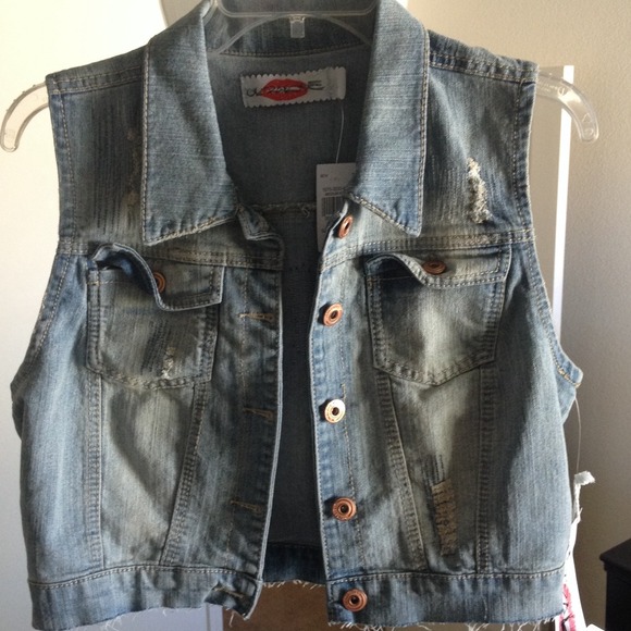 Jean Sleeveless Jacket/Vest