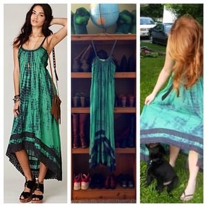 Free People FP ONE tie dye sunburst Maxi dress
