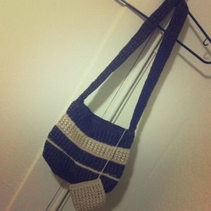 Brown bucket style bag