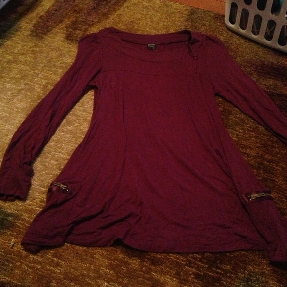 Nicole Miller  winter/spring dress size L (plum) - Picture 1 of 4
