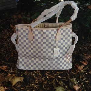 Azur damier styled bag