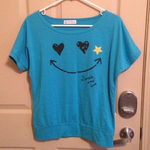 Blue cute small Tshirt