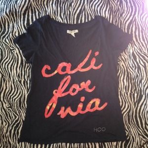 💥Reduced- Navy Blue Hollister California V-Neck