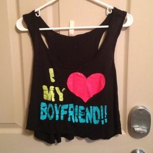 I ❤ my boyfriend tank