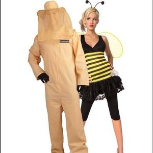 Beekeeper Halloween costume male and female bundle