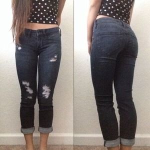 Bullhead dark wash crop jeggings