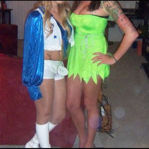 Dallas cowboy cheerleader costume