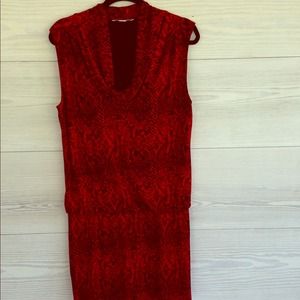 Michael Kors drop waisted dress
