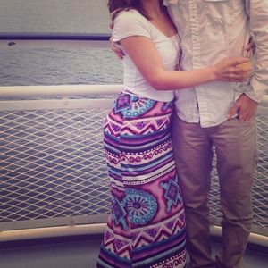 print maxi skirt 🌟