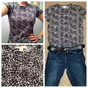 MICHAEL KORS t-shirt in snow leopard