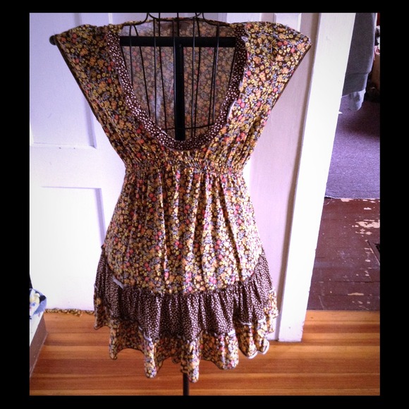Cute floral country girl top