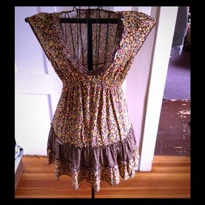 Cute floral country girl top