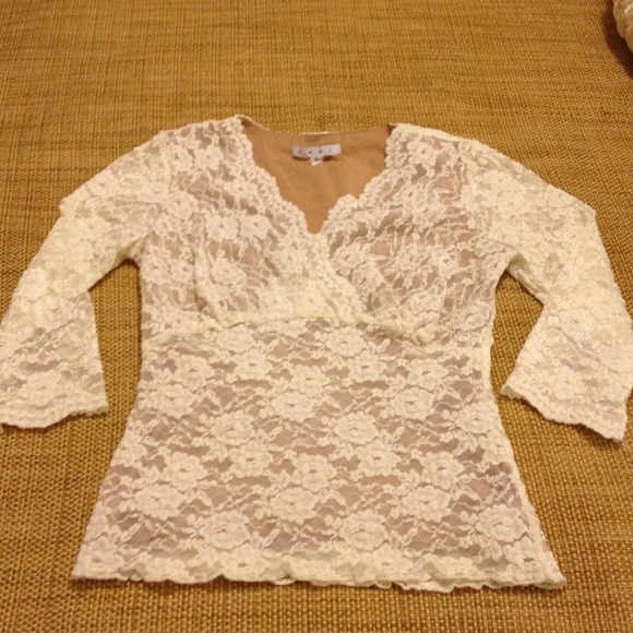 ❌❌SOLD - CAbi Lace Blouse⭐⭐⭐⭐