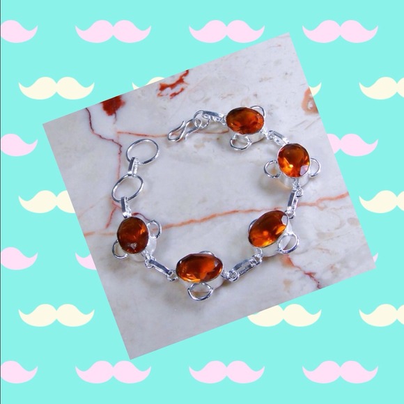 .925 citrine quartz- never worn! - Picture 1 of 1