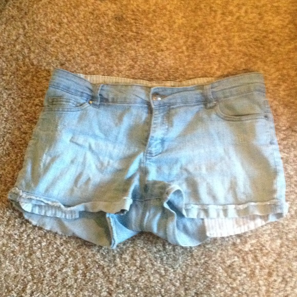 Light Blue Jean Shorts