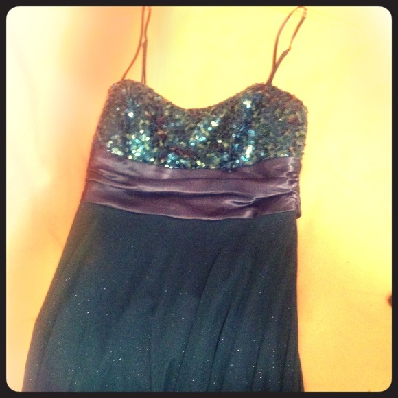 Blue dress