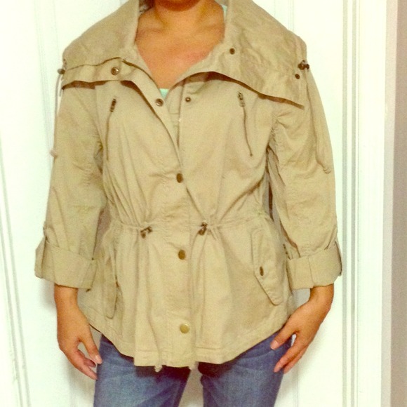 New military style khaki jacket