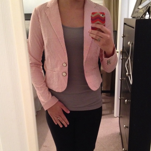 Forever 21 seersucker blazer
