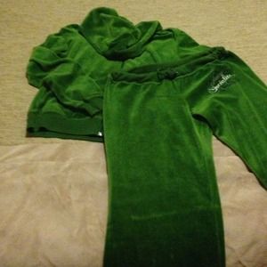 Juicy Couture green sweatsuit