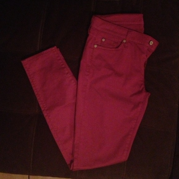 7 for all mankind gwenevere slim cut, amethyst