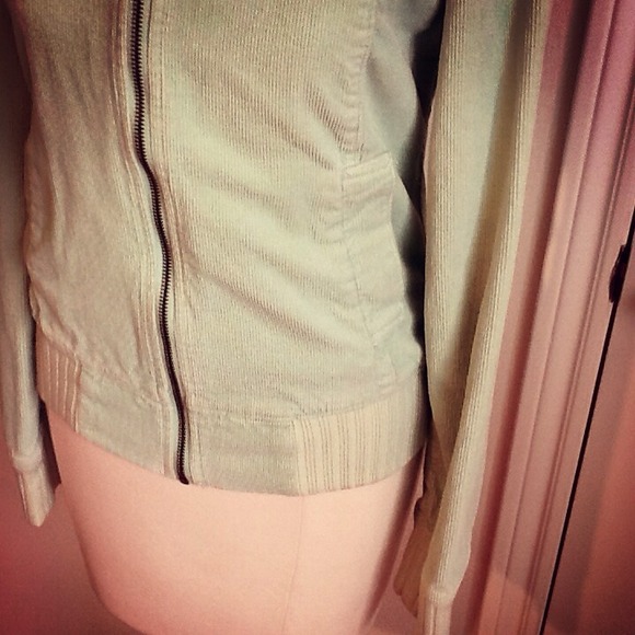MINT CORDUROY SMALL BOMBER JACKET - Picture 3 of 4