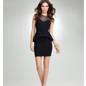 Bebe Stella Peplum Dress