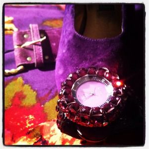 Purple Fall Glamour Watch