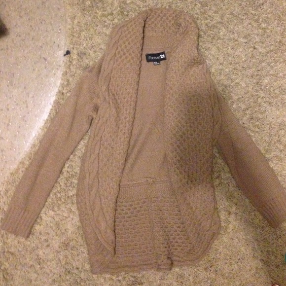 Brown knit sweater