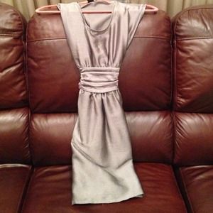 Silver/graphite colored dress, only worn once.