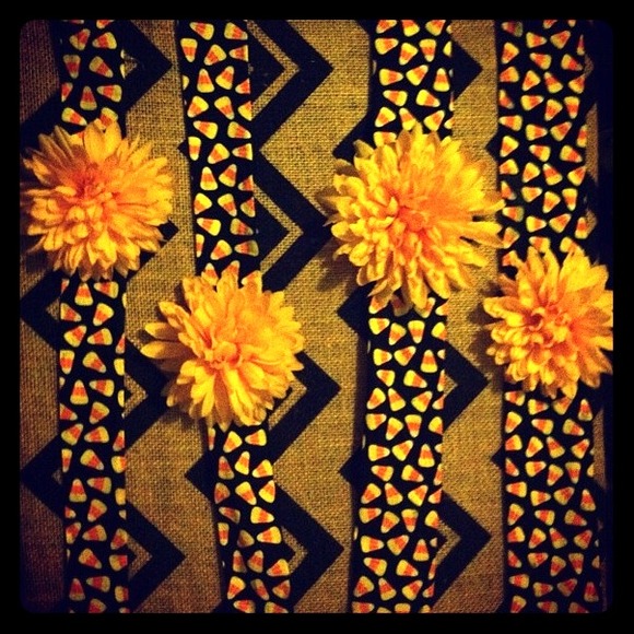 Halloween candy corn headbands 🎃👻