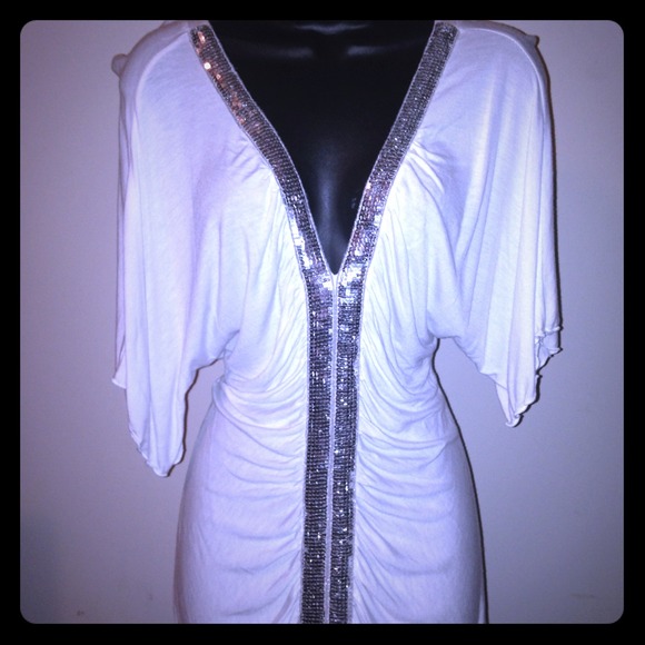 White and silver top
