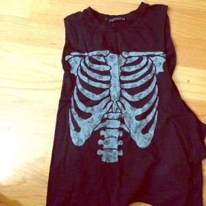 Brandy melville skeleton tank