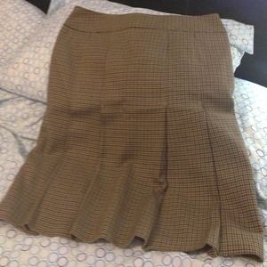 100% plaid, wool - jcrew skirt