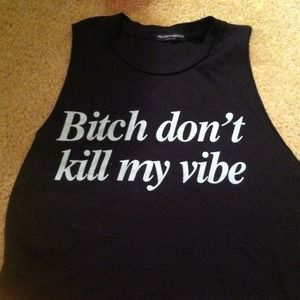 🚫🚫SOLD🚫🚫Brandy Melville don't kill my vibe