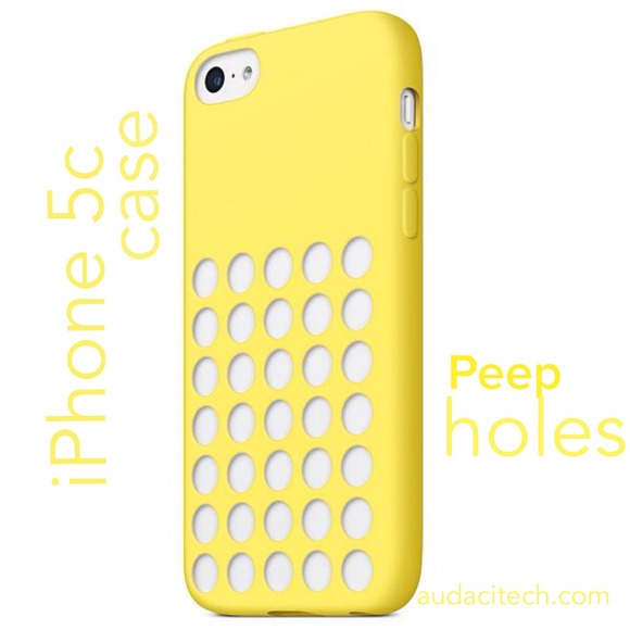 New iPhone 5c Peep Holes Case in Yellow