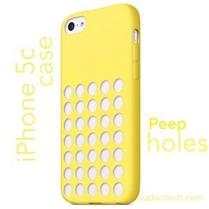 New iPhone 5c Peep Holes Case in Yellow