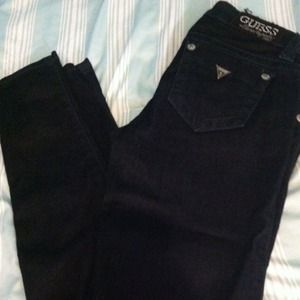 Dark denim jeans