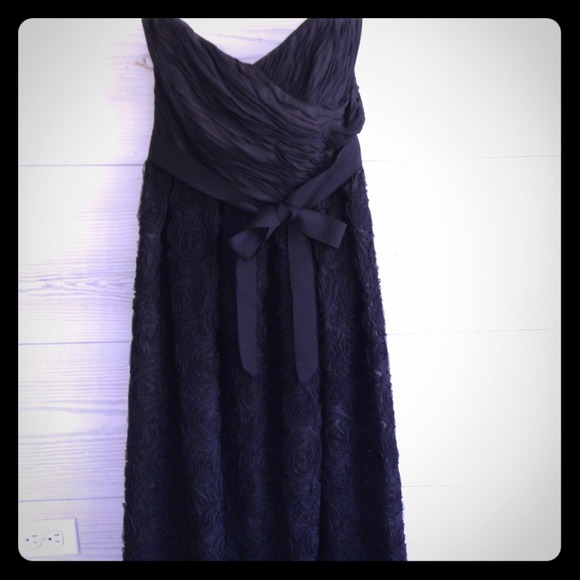 Formal black gown