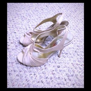 Light gold high heels