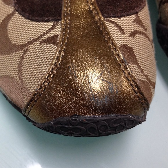 New coach kate sneakers in khaki bronze - Picture 4 of 4