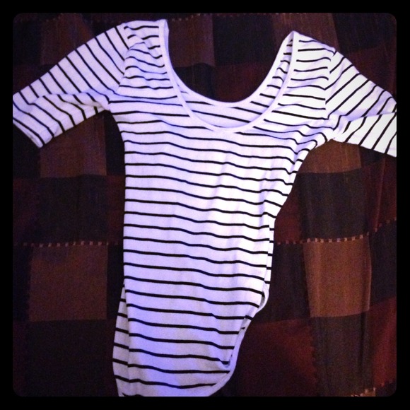 Striped bodysuit f21