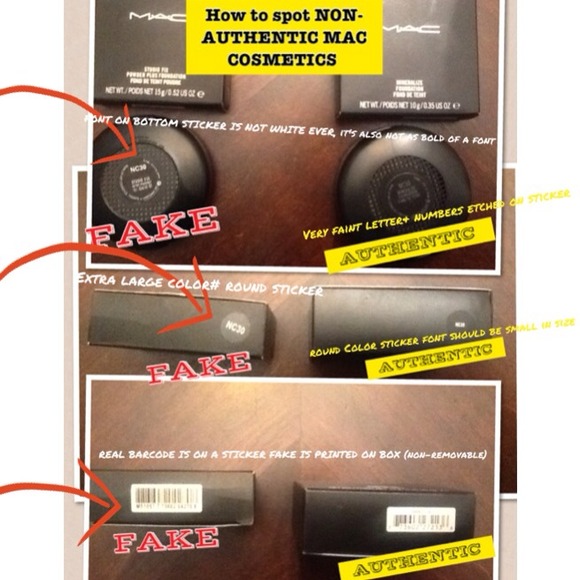 Want Real MAC COSMETICS? Real sticker on real mac