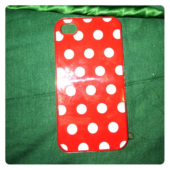 iPhone 4S polka dot case