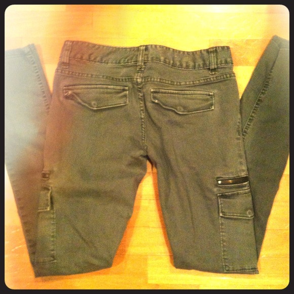*Reserved* Green skinny premium denim pants