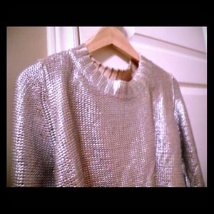 Metallic H&M sweater