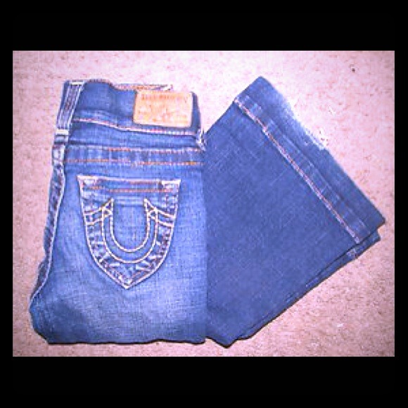 True religion flare denim and tops bundle