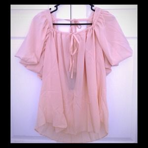 Pretty light pink top