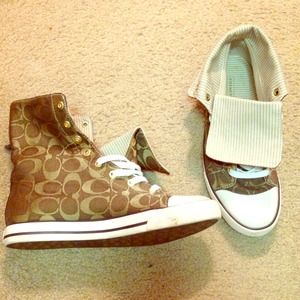 Coach high top sneakers